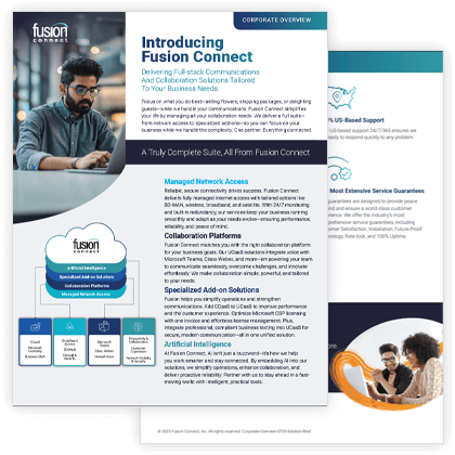 Fusion Connect Corporate Overview PDF